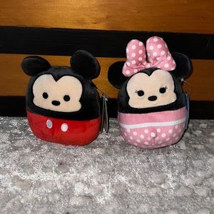 NWT Minnie and Mickey Squishmallows